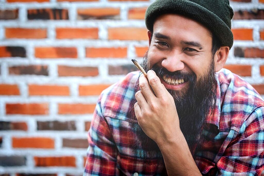 minnesota man smoking cannabis